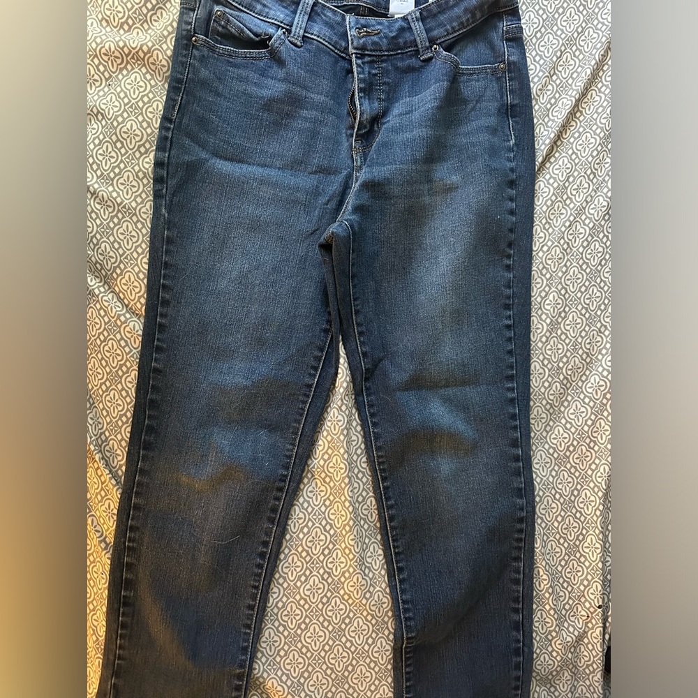 Lightly worn skinny jeans